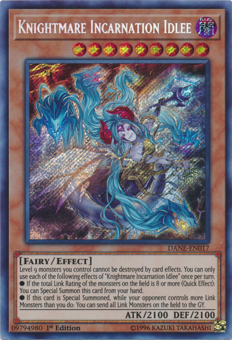 Knightmare Incarnation Idlee [DANE-EN017] Secret Rare 