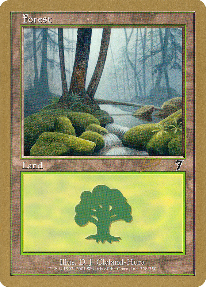 Forest (rl328) (Raphael Levy) [World Championship Decks 2002] 