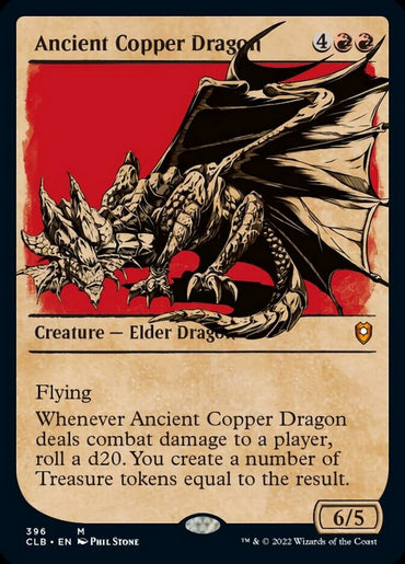 Ancient Copper Dragon (Showcase) [Commander Legends: Battle for Baldur's Gate] 