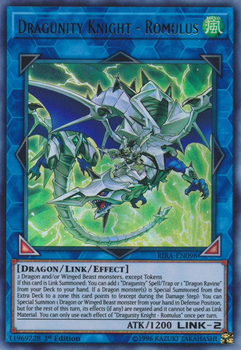 Dragunity Knight - Romulus [RIRA-EN098] Ultra Rare 