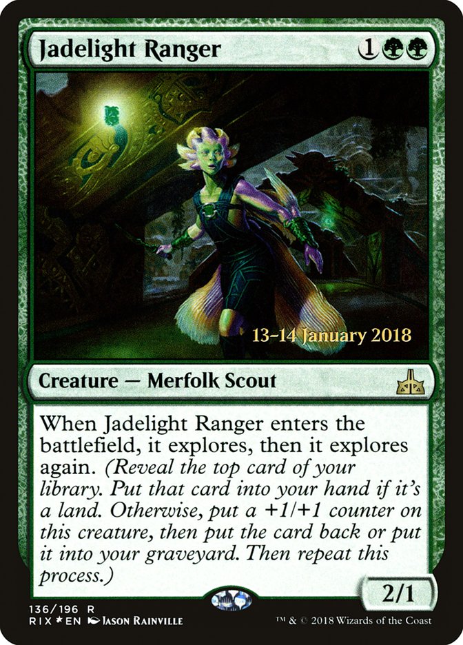 Jadelight Ranger [Rivals of Ixalan Prerelease Promos] 