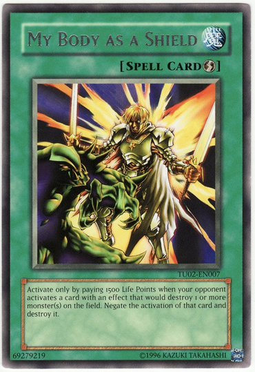 My Body as a Shield [TU02-EN007] Rare 