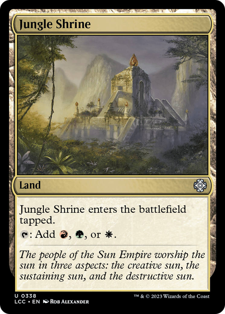 Jungle Shrine [The Lost Caverns of Ixalan Commander] 