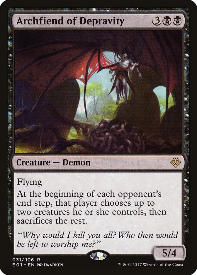 Archfiend of Depravity [Archenemy: Nicol Bolas]