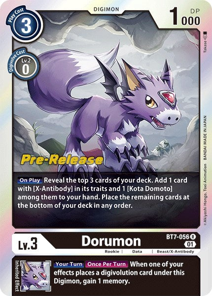 Dorumon [BT7-056] [Next Adventure Pre-Release Cards] 