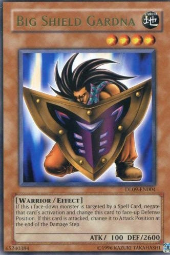 Big Shield Gardna (Green) [DL09-EN004] Rare 