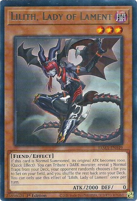 Lilith, Lady of Lament [TAMA-EN049] Rare 