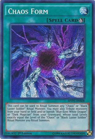 Chaos Form [MVP1-ENS08] Secret Rare 