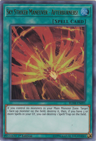 Sky Striker Maneuver - Afterburners! [BLHR-EN091] Ultra Rare 