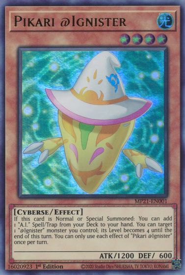 Pikari @Ignister [MP21-EN001] Ultra Rare 