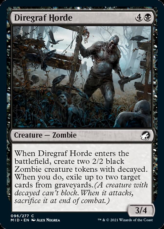 Diregraf Horde [Innistrad: Midnight Hunt] 