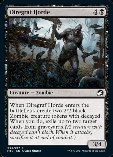 Diregraf Horde [Innistrad: Midnight Hunt] 