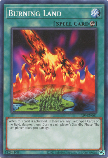 Burning Land (25th Anniversary) [PSV-EN061] Common 