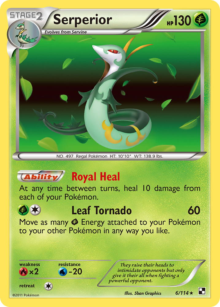 Serperior (6/114) [Black & White: Base Set]