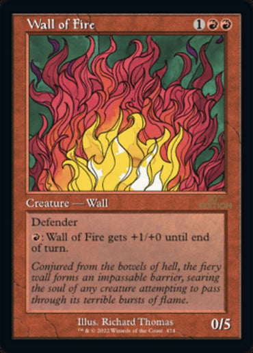 Wall of Fire (Retro) [30th Anniversary Edition] 