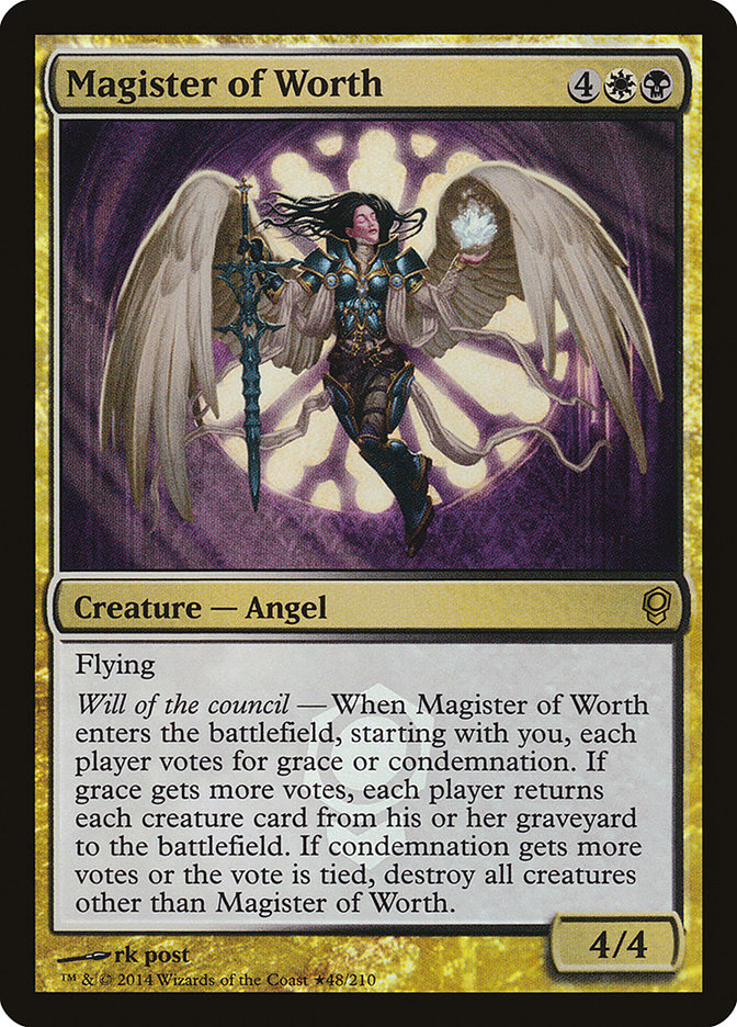 Magister of Worth (Launch) [Conspiracy Promos] 