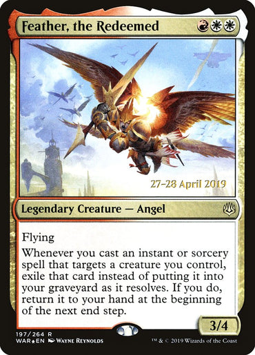 Feather, the Redeemed [War of the Spark Prerelease Promos] 