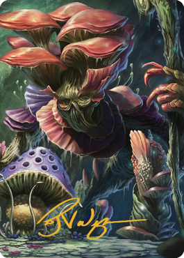 Myconid Spore Tender Art Card (Gold-Stamped Signature) [Commander Legends: Battle for Baldur's Gate Art Series] 