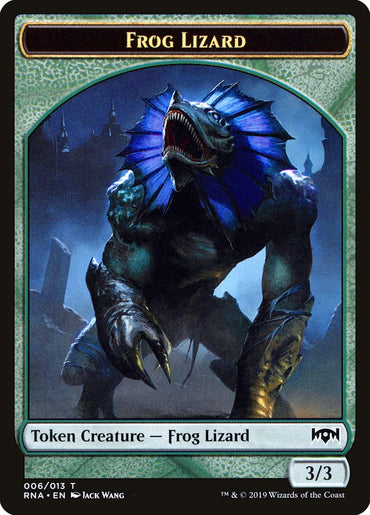 Frog Lizard Token [Ravnica Allegiance Tokens] 