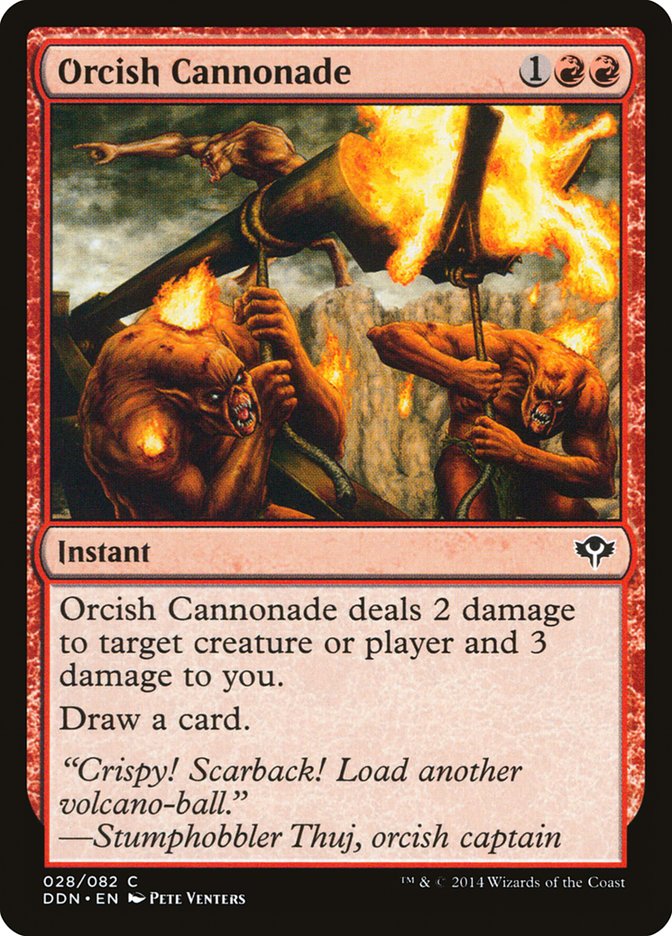 Orcish Cannonade [Duel Decks: Speed ​​vs. Cunning] 