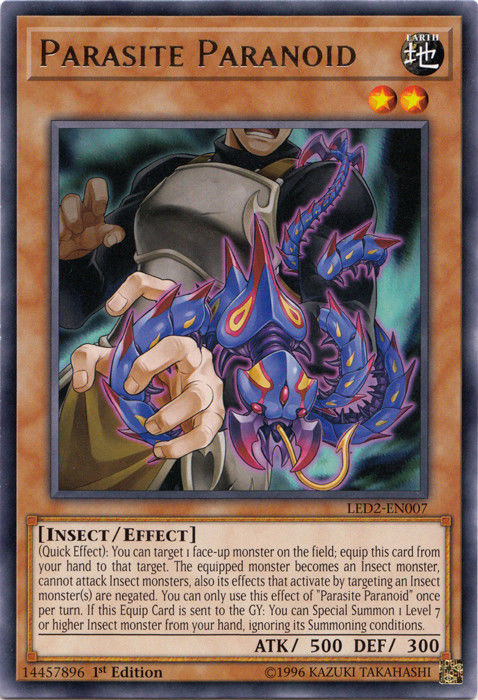 Parasite Paranoid [LED2-EN007] Rare 