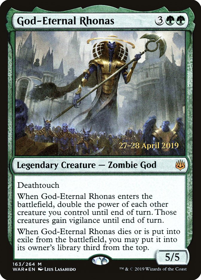 God-Eternal Rhonas [War of the Spark Prerelease Promos] 