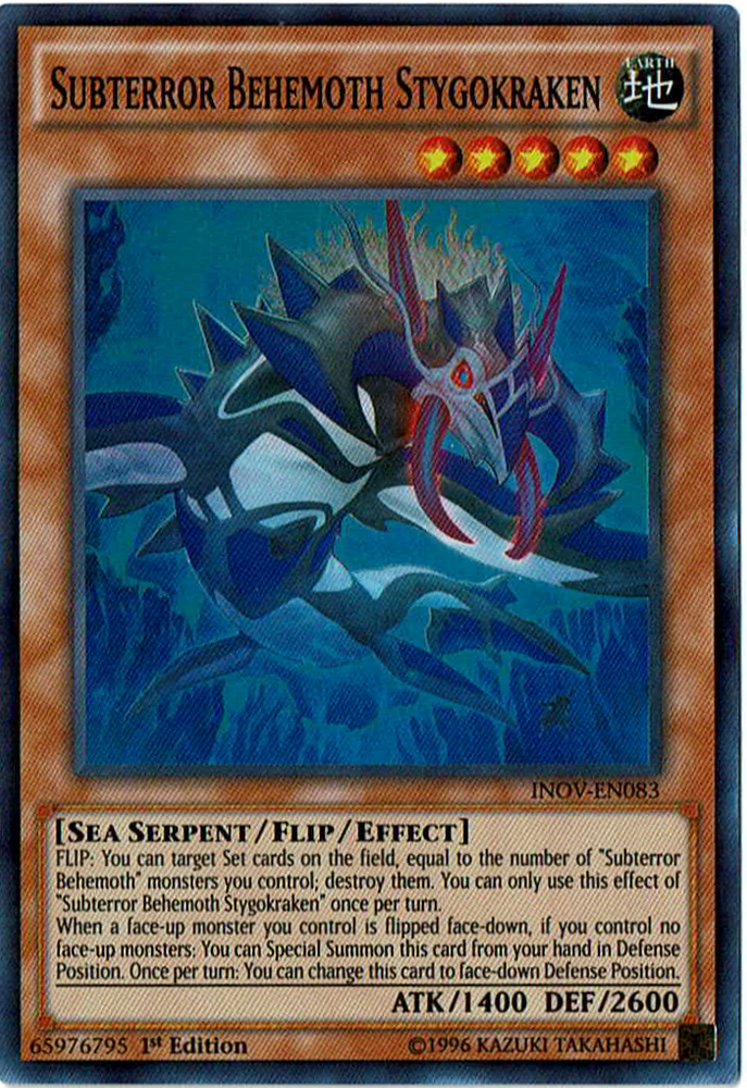 Subterror Behemoth Stygokraken [INOV-EN083] Super Rare 