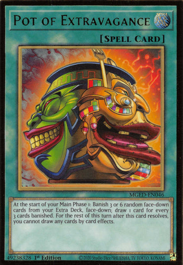 Pot of Extravagance [MGED-EN046] Gold Rare 