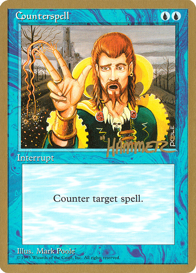 Counterspell (Shawn "Hammer" Regnier) [Pro Tour Collector Set] 