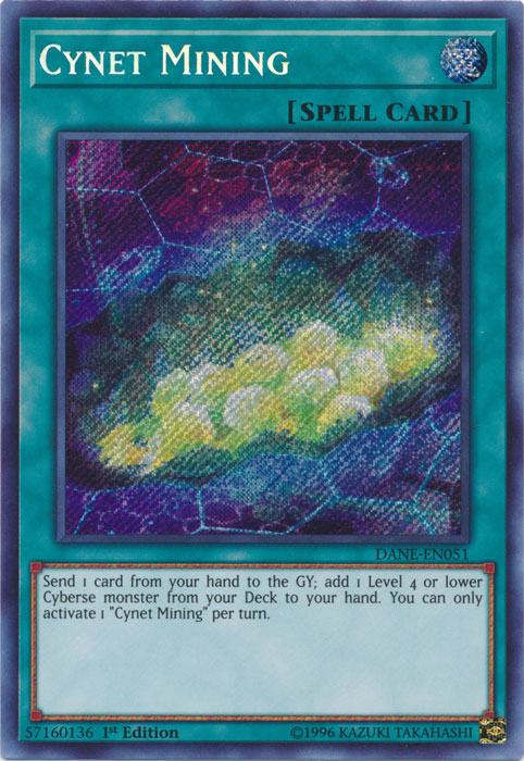Cynet Mining [DANE-EN051] Secret Rare 
