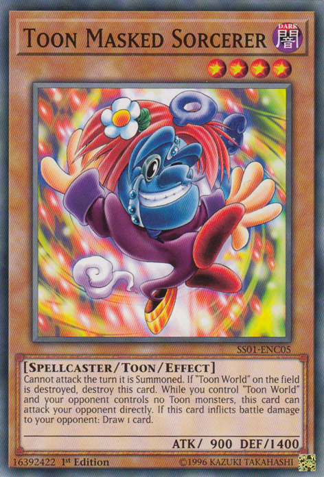 Toon Masked Sorcerer [SS01-ENC05] Common 