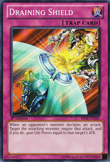 Draining Shield [BP02-EN181] Mosaic Rare 