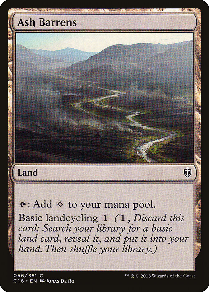 Ash Barrens [Commander 2016] 