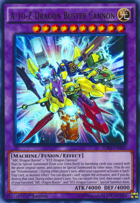 A-to-Z-Dragon Buster Cannon [SDKS-EN040] Ultra Rare 