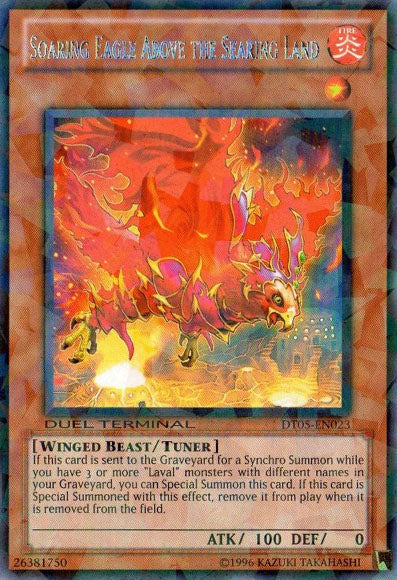 Soaring Eagle Above the Searing Land [DT05-EN023] Rare 