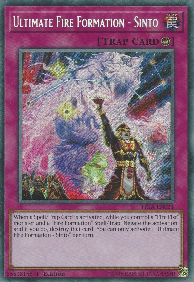 Ultimate Fire Formation - Sinto [FIGA-EN021] Secret Rare 