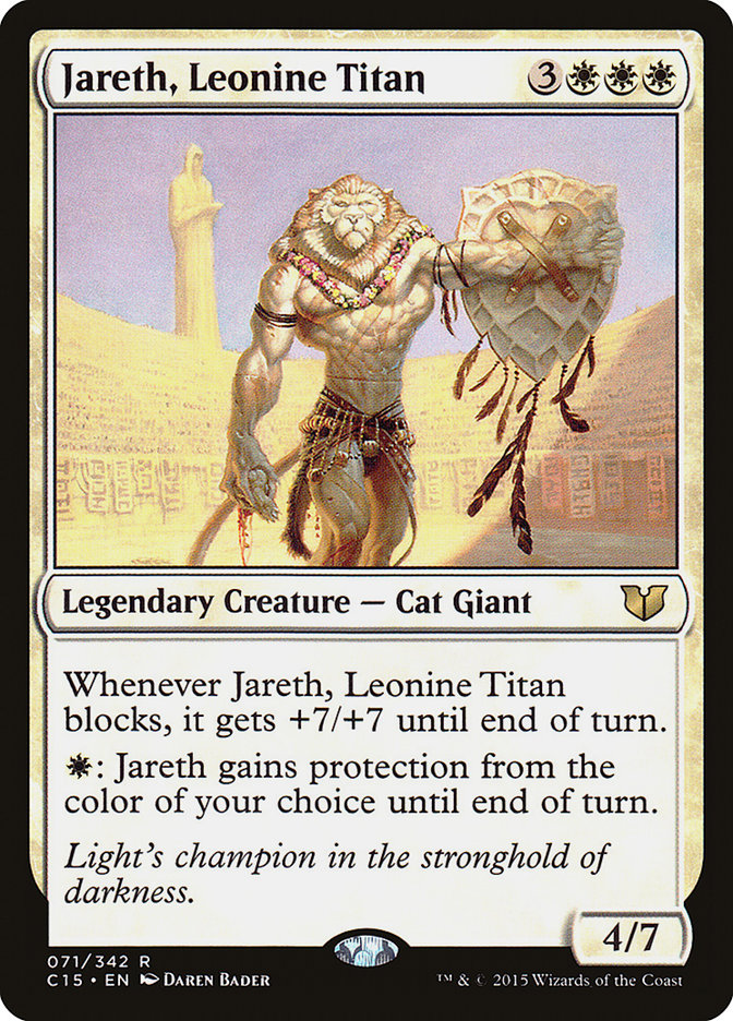 Jareth, Leonine Titan [Commander 2015] 