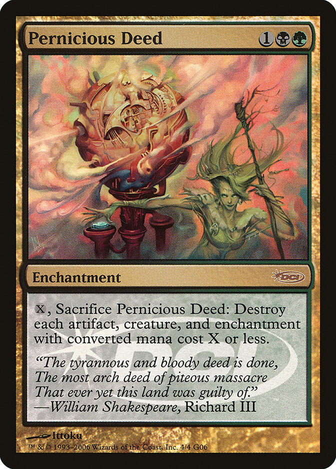 Pernicious Deed [Judge Gift Cards 2006] 