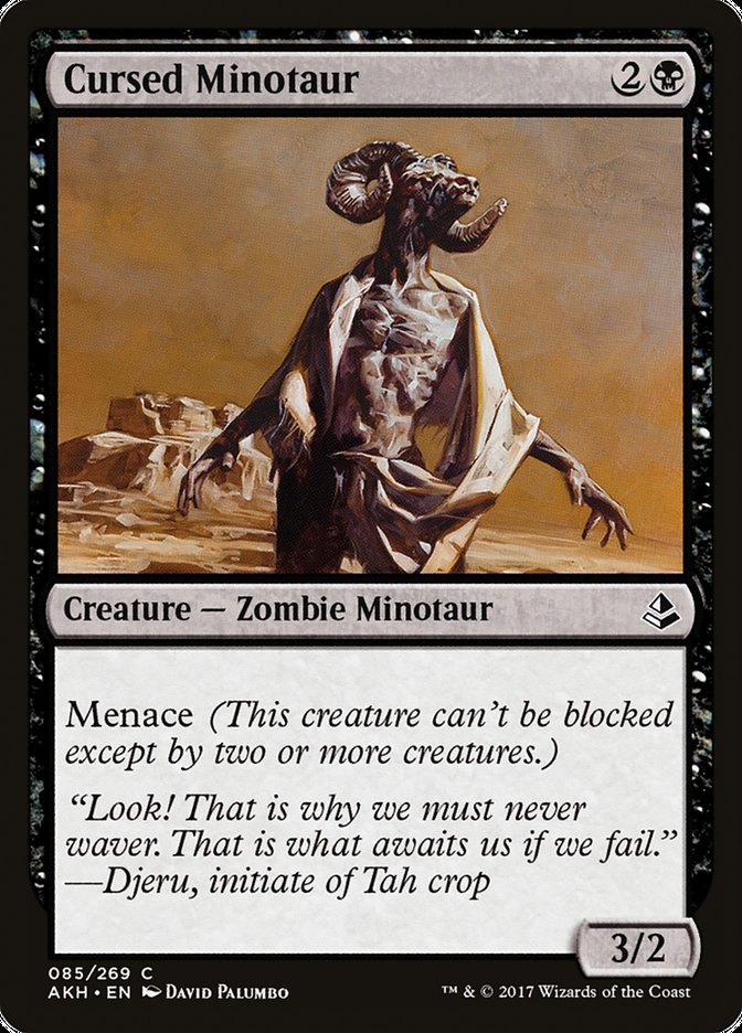 Cursed Minotaur [Amonkhet] 