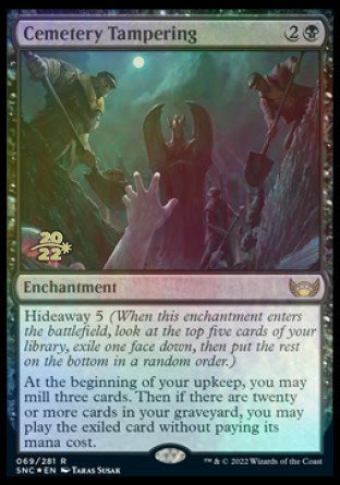 Cemetery Tampering [Streets of New Capenna Prerelease Promos] 