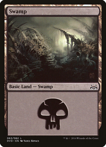 Swamp (62) (Divine vs. Demonic) [Duel Decks Anthology] 