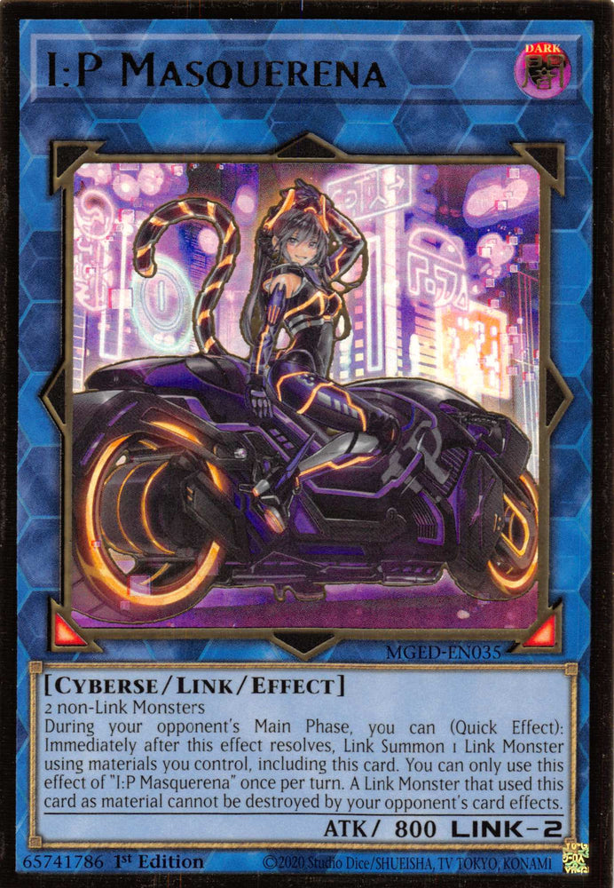 I:P Masquerena (Alternate Art) [MGED-EN035] Gold Rare 
