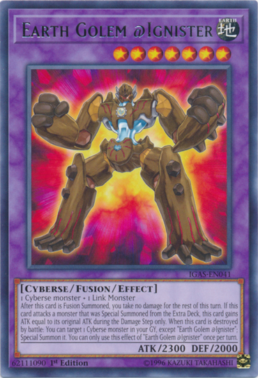 Earth Golem @Ignister [IGAS-EN041] Rare 