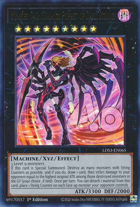 Number C40: Gimmick Puppet of Dark Strings [LDS3-EN065] Ultra Rare 