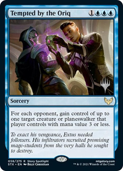 Tempted by the Oriq (Promo Pack) [Strixhaven: School of Mages Promos] 