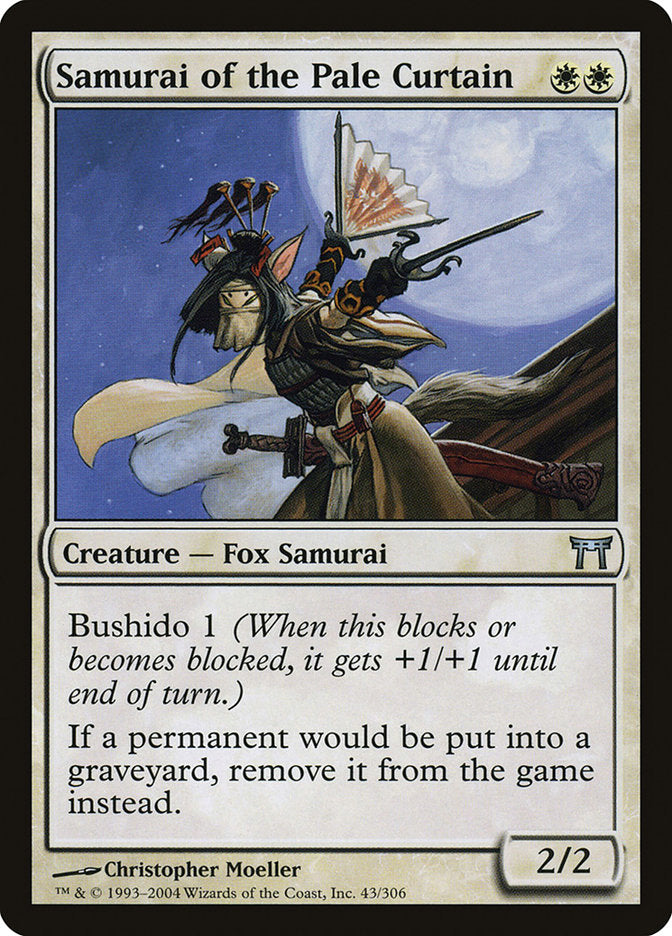 Samurai of the Pale Curtain [Champions of Kamigawa] 