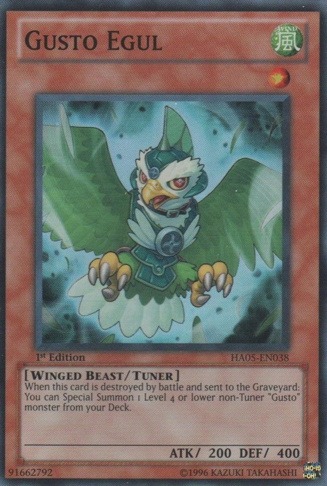 Gusto Egul [HA05-EN038] Super Rare 