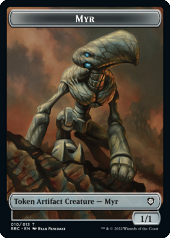 Myr // Thopter (010) Double-Sided Token [The Brothers' War Commander Tokens] 