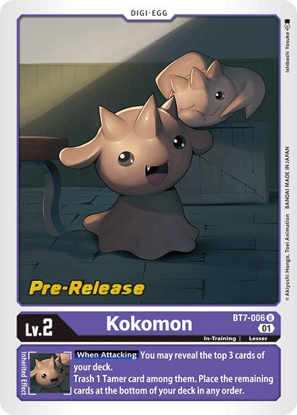 Kokomon [BT7-006] [Next Adventure Pre-Release Cards] 