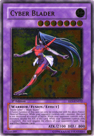 Cyber ​​Blader [EEN-EN032] Ultimate Rare 